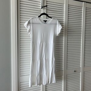 J.Crew White T-shirt Dress Size XS NWT